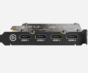 Elgato Cam Link Pro - PCIe camera capture card, 4 HDMI Input